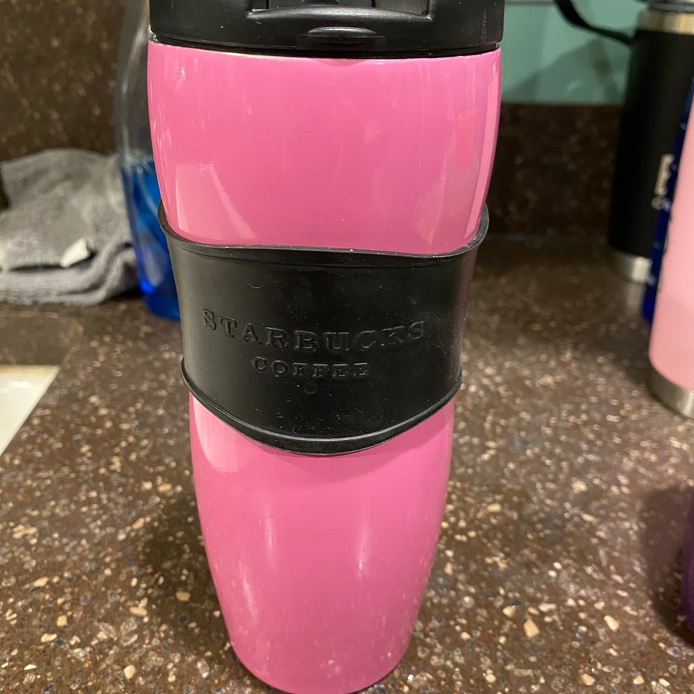 Starbucks limited pink travel cup
